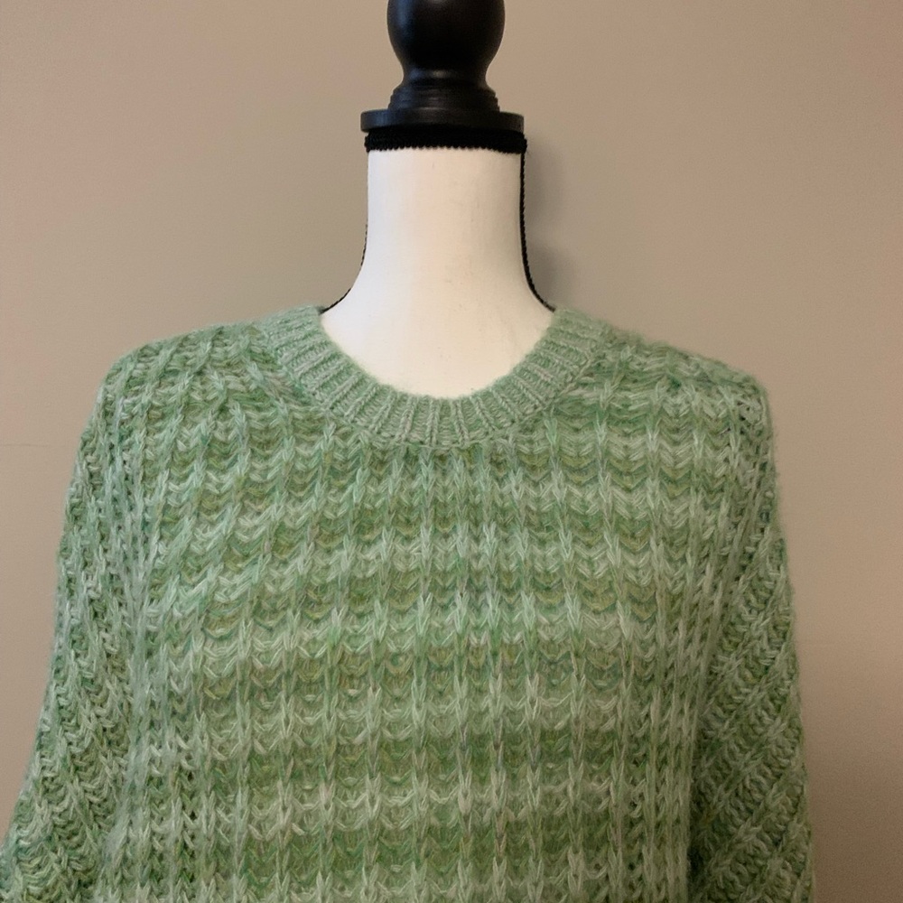 Boden Sage Green Crew Neck Sweater size large good condition - Picture 2 of 6